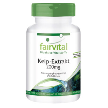 FAIRVITAL Kelp-Extrakt 200mg