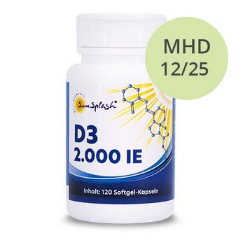 SunSplash Vitamin D3 2.000 I.E.
