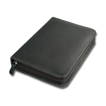 TASCHENAPOTHEKE 60er Leder f.1,5g Gläser schwarz