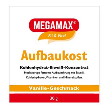 MEGAMAX Aufbaukost Vanille Pulver