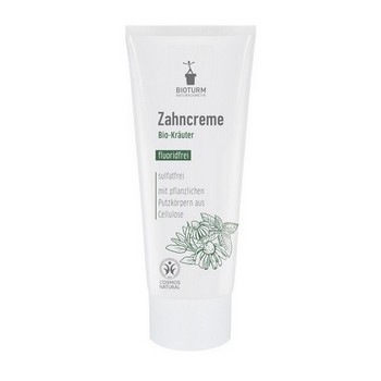BIOTURM Zahncreme Bio-Kräuter o.Fluorid