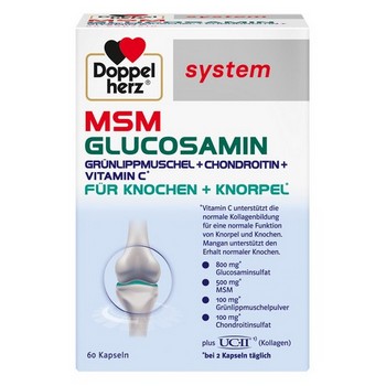 DOPPELHERZ MSM Glucosamin system Kapseln
