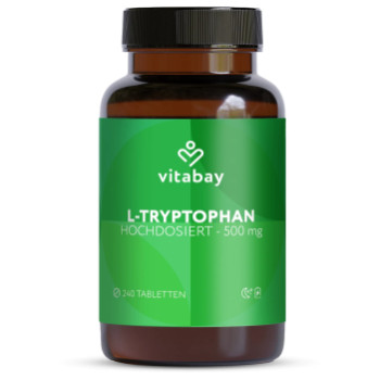 L-TRYPTOPHAN 500 mg Aminosäure vegan Tabletten