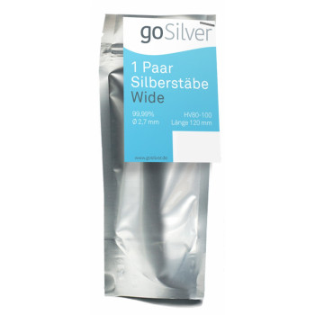 goSilver Plus 1 Paar Silberelektroden