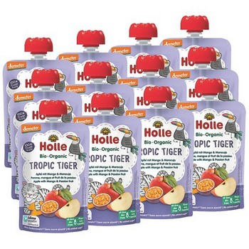 HOLLE Tropic Tiger Pouchy Apfel m.Mango & Maracuja