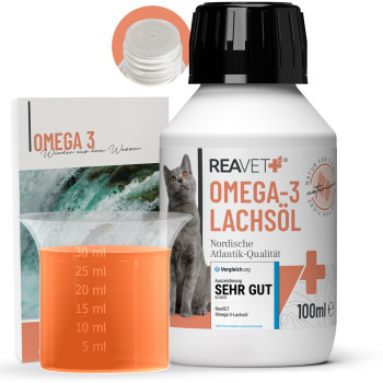 REAVET Omega-3 Lachsöl für Katzen